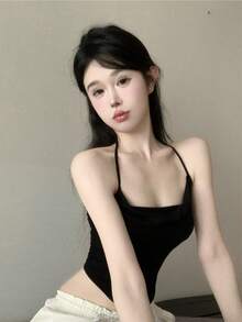 Women Tank Tops & Camis - Black - View 3