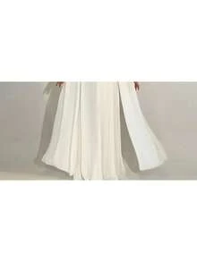 Elegant, Sensual, And Fitted Long-Sleeved Dress, New 2026 Collection, European-American Style For Women - 白色 - 查看 3