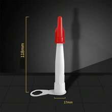 10pcs Construction Silicone Sealant Nozzle Tips With Threaded Bases Universally Compatibility For Tubes Long Last Construction Caulk Caps Caulk For - 10pcs - View 3