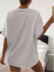 1 Retro White T-Shirt, Cute Gift T-Shirt With A Very Old Photo Of Me Embroidered, Funny T-Shirt, Hilarious Humor T-Shirt, Funny Gift For Friends, 2026 T-Shirt - 白色 - 查看 3