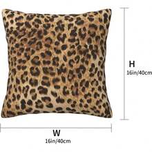 Leopard Print Pillow Covers 18x18 In Couch Cheetah Print Pillow Sets Of 2 Modern Decorative Square Throw Pillows Home Living Room Bedroom Bed Cushion Outdoor - Kiểu C - Xem 5
