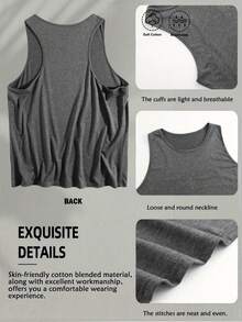 Sunset Forest  Print,Women's Casual Vest,Comfortable,Suitable For Outdoor And Daily Wear,Suitable For Gifts For Friends And Family On Holidays - 灰色 - 查看 8