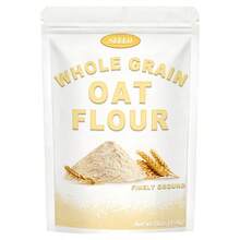 Seelo 1 Lb/2 Lb Whole Grain Oat Flour | Unirradiated | Finely Ground | Suitable For Making Muffins, Pancakes, Smoothies | Healthy Baking Oat Flour | Gluten-Free - 1 pc - View 6