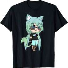Cute Chibi style Kawaii Anime Girl  Chan the  T-Shirt.jpg Y2k Camiseta Verano Camisa De - Blanco - Ver 1