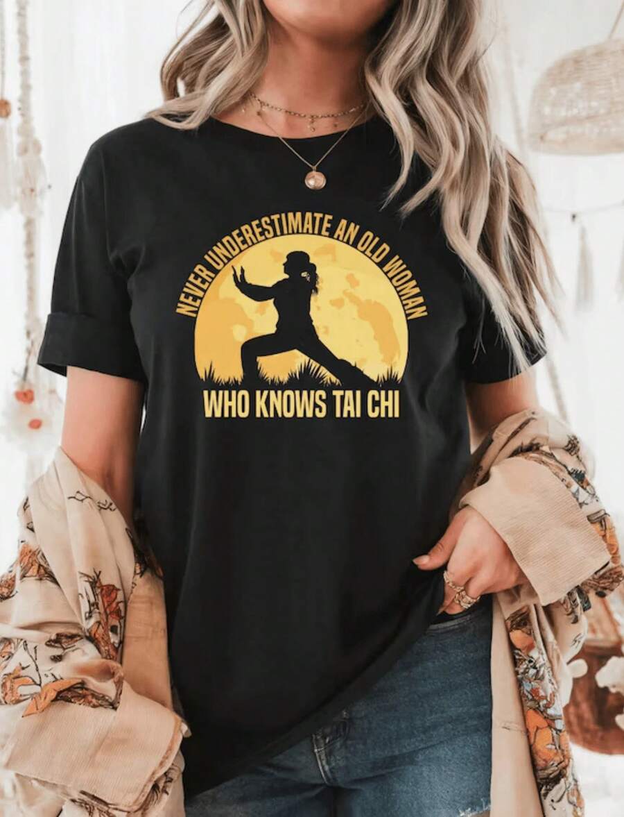 Funny Yoga T-Shirt, Namaste Compassion T-Shirt, Humorous, Kindness And Mindfulness T-Shirt, Humorous Meditation Gift, Yoga Instructor Gift, Zen Quotes T-Shirt - 黑色 3 - 查看 1