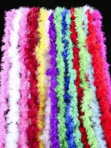 1pc Faux Feather Party Accessory Suitable For Holiday Party Occasions - A - View 4