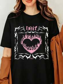 Women T-Shirts - Black - View 6