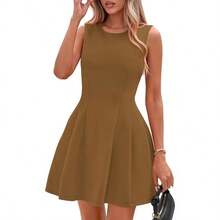 Summer Dresses For Women 2026 Elegant Classy Spring A Line Business Casual Work Graduation Cocktail Short Dress - White - View 5