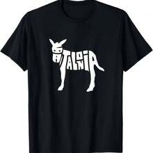 Camiseta con diseño divertido de animales que muestra el arte del burro catalán de Cataluña, adecuada tanto para hombres como para mujeres.Disponible en blanco y negro, perfecto como regalo.Diseño unisex para el verano de 2026, de manga corta y estampado, fabricado con tela de 180G. 0TDK - Negro - Ver 5