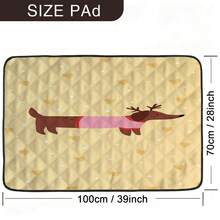 1 tấm thảm cho thú cưng họa tiết chó Dachshund tối giản, đệm giường cho chó, thảm hoạt hình dễ thương, thảm nghỉ ngơi cho thú cưng, có thể giặt máy, phù hợp cho mọi mùa. - Nhiều màu - Xem 8