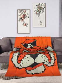 Auburn Merch Tigers Throw Blanket Warm Blankets Breathable Air Conditioner Blanket For Car Classic Outdoor Blankets For Picnic For All Season - màu đen - Xem 6