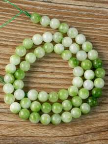 4/6/8mm Contas Espaçadoras de Pedra Natural - Pérolas Elegantes e Românticas de Chá de Uva com Leite, Adequadas para Fazer Joias DIY - Pulseiras, Colares, Brincos, Acessórios da Moda para Primavera/Verão, Presentes do Dia das Mães/Casamento/Formatura - Multicolorido - Visão 7