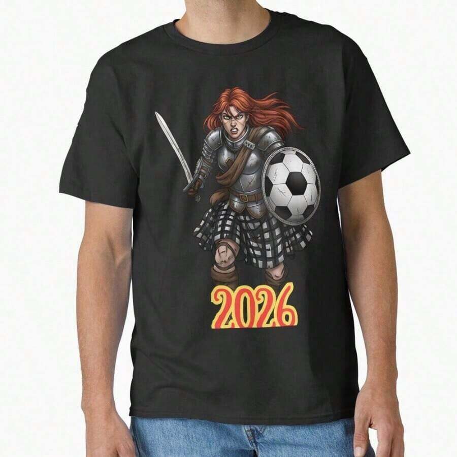 Mundial 2026 - Diseño Original de Rubén Santiago - Camiseta Deportiva - Negro - Ver 1