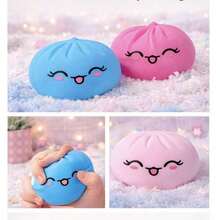 1/6/8pcs  Viral Dumpling Squishy - Random Dumpling Box, Colors Dumplings Squishy Toy (Random-4PCS) - 隨機顏色 1 件 - 查看 5