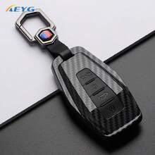 Funda para llave de coche hecha de estilo de fibra de carbono ABS, compatible con varios modelos de Geely, incluyendo Coolray, X6, Geometry C, Emgrand, Global Kulrey, Hawk GX7 y Okavango - Geely Modelo B - Ver 11