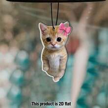 Car Air Fresheners - Cute Cat Faces Freshener Hanging 2.76in Ornaments Refresh Air Fragrant Pendant Essential Gift For 2D Flat Car Accessories Decoration Interior Home Household Long-Lasting Scent - Cute Cat Faces - View 15