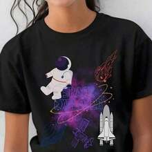 1 Coic Rewind Tour T-Shirt, Matching Epcot Trip T-Shirt, Coic Rewind List T-Shirt, Guardians World T-Shirt, 180g 100% Cotton - 黑色 6 - 查看 1