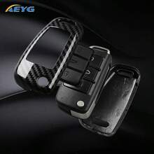 适用于奥迪 C6 R8 A1 A3 Q3 A4 A5 Q5 A6 S6 A7 B6 B7 B8 8P 8V 8L TT RS 的 ABS 汽车钥匙壳保护套，汽车钥匙保护壳配件 - 奧迪C款 - 查看 3