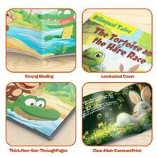 Classic Animal Fables Bilingual Story Collection – Fun Moral Lessons & Interactive Reading Set - Story - View 5