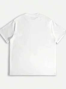 Camiseta de Anime para Hombre y Mujer - Diseño Kawaii de Gato Esmoquin y Estampado de Manga a Juego, Estilo Y2K Kawaii Streetwear, Manga Corta, Cuello Redondo, 95% Poliéster/5% Spandex, Ajuste Elástico, Estilo Harajuku, Ropa Casual de Verano, 100% Algodón - Blanco - Ver 3