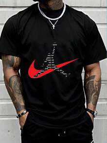 Men T-Shirts - 黑色 - 查看 6