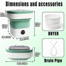 Kids Washing Machine Toys - Green - View 3