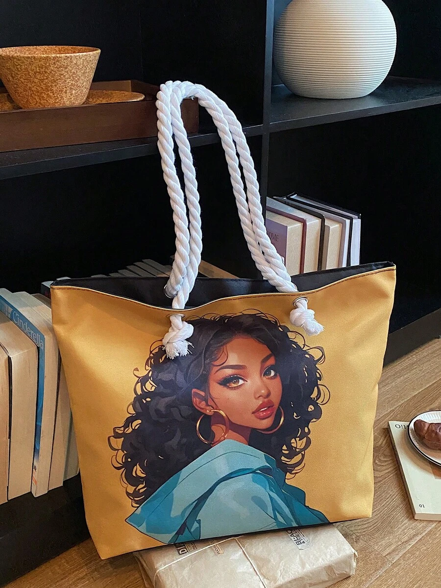 Large Capacity Handbag For Women, New Arrival Minimalist Commuter Shoulder Tote Bag - Multicolor - View 1