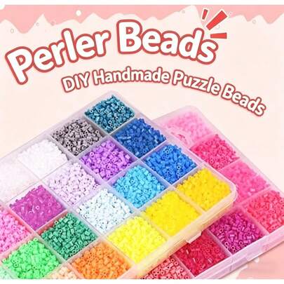 Paquete de recarga de 24 colores de cuentas de fusión MARD, 2.6mm, con la misma calidad que los suministros educativos y de manualidades DIY para niños COCO