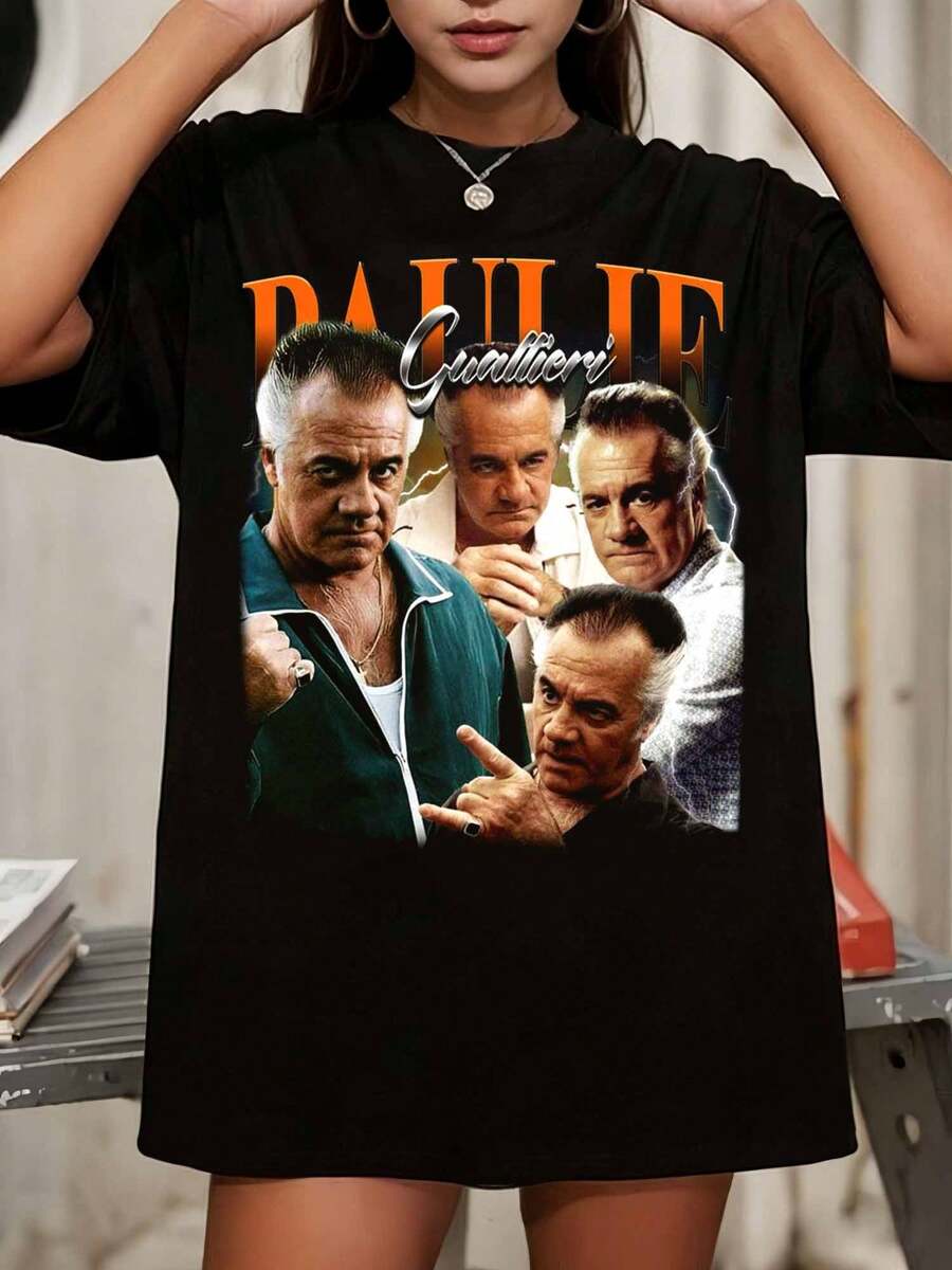 Retro Paulie Gualtieri Vintage T-Shirt, Gift For Woman And Man Unisex T-Shirt - Black - View 1