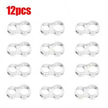 4/8/12pcs Transparent Silicone Door Stopper Bumper, Wall Protector For Bedroom, Bathroom, Bags, Storage Boxes, Back To School Supplies - Clear - View 10
