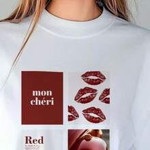 Camiseta retro de marca, versátil y moderna, de manga corta, con diseño estampado de estilo americano, 100% algodón, estilo europeo y americano, para el verano. - Camisa blanca de manga corta - Ver 5