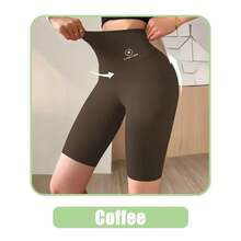 Pantalones cortos deportivos de M-XL para mujer, mallas de cintura alta con realce, para ciclismo, trotar, Fitness, gimnasio, Yoga - 3 EN 1 - 1 JUEGO - Ver 5