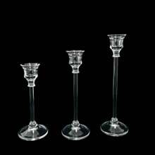 1件/3件裝 壓克力蠟燭台 餐桌蠟燭杯 婚禮裝飾品 燭光晚餐時尚壓克力蠟燭台（不含蠟燭） - 亞克力透明燭台 - 查看 8