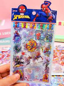 Marvel Bộ sticker Guka Handsome dành cho trẻ em, sticker tự làm, sách hoạt động, sticker khen thưởng, đồ thủ công giáo dục, sổ lưu niệm. - Nhiều màu - Xem 12