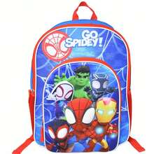 Disney Jr Marvel Spidey And His Amazing Friends 16" School Backpack With 1 Front Pocket - Multicolor - View 1