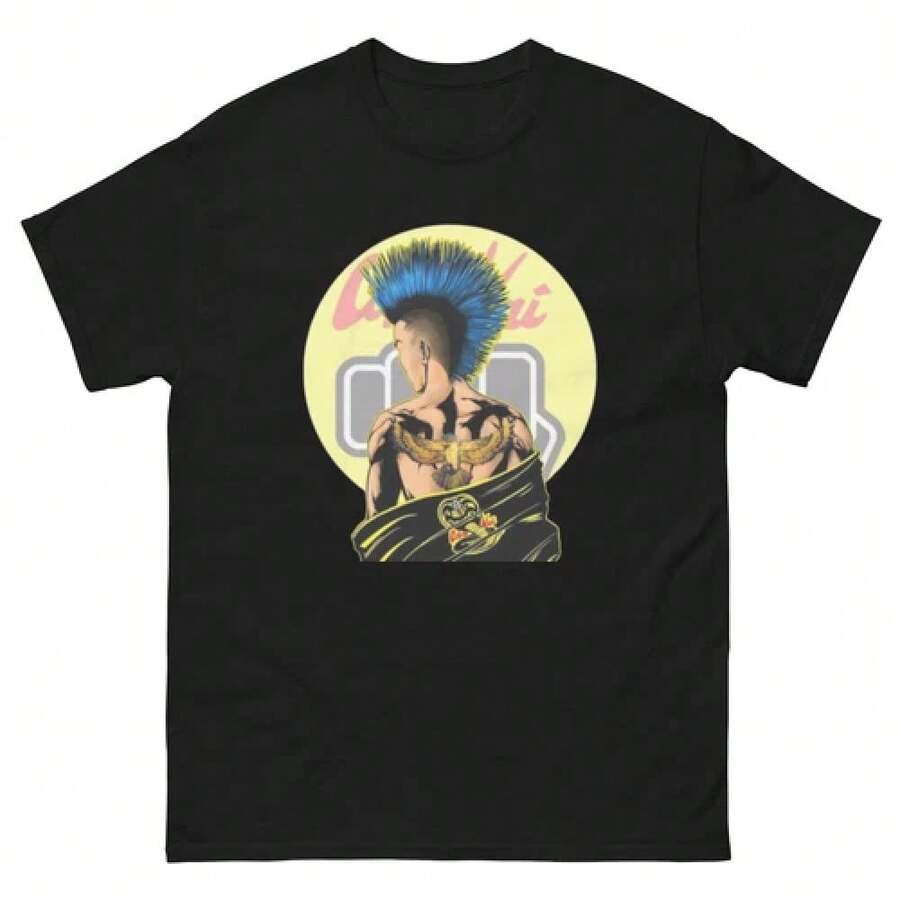 Unisex Hawk Tee, Eli "Hawk" Moskowitz T-Shirt, Custom  Character Teeblusas para mujer playeras de mujer vestidos casuales para mujer y2k playeras deportivas para mujer verano camisetas ropa de mujer Fashion Perfect For Daily - Negro - Ver 1