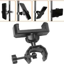 Phone Stand, Aluminum Alloy Phone Mount Bracket, Suitable For Desk Tube And Most Smartphones - View 5
