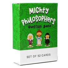 Mighty Philosophers Educational Card Set | Fun & Interactive Game, Great For Encouraging Critical Thinking & Discussion - Multicolor - View 10