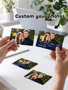 Miếng dán thẻ tín dụng in ảnh theo yêu cầu, Nhãn dán thẻ ghi nợ in ảnh cá nhân, Miếng dán thẻ ghi nợ in hình tùy chỉnh, Vỏ thẻ vinyl có thể tháo rời, Hình dán thẻ in ảnh cá nhân cho thẻ ghi nợ và thẻ tín dụng. - Nhiều màu - Xem 9
