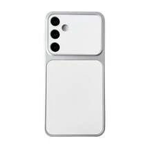全新奢華材質手機殼，適用於 Galaxy S26、S25、S24、S23、S22、S25 Ultra、S26 Ultra、S24 Ultra、S23 Ultra 以及 Galaxy A56、A54、A36、A37、A57、A15、A16、A35、A36、A55、A66。耐刮、耐用、輕巧、便攜，現代極簡風格手機殼 - 白色 - 查看 7