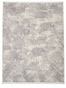 Modena Scandinavian Washable Chenille Rug With Fringes, Non-Slip Backing For Hallway, Living Room - Beige - View 2