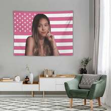 1Pcs Sydney Tapestry Flags For Actors, Sweeney's Art Posters For Film And Television Actors, Flag Decorations For Bedrooms And Living Rooms, Equipped With Matching Installation Buckles, Holiday Gifts - 1PC - 查看 4