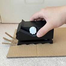 Easy Cardboard Box Cutter, Box Opener Tool With Adjustable Blade, Heavy Duty Corrugated Cardboard Cutting Tool For DIY Projects, Packaging, Moving And Recycling, Ergonomic Handle, No Sharp Edges, Suitable For Cutting Corrugated Boxes, Paperboard And Craft Materials, Durable And Easy To Use, Suitable For Home, Office, Warehouse And Crafting - A - View 4