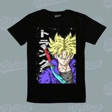 Anime D-ragon Ball Z s-uper s …Confeccionada con tela de algodón 100% puro de 4770 g, esta prenda combina durabilidad y comodidad. Ideal para todo tipo de cuerpo, es un excelente regalo para familiares y amigos, y además es unisex. Su tejido resistente y de alta calidad satisface diversas necesidades de costura, es suave al tacto y duradero. Ofrece una excelente transpirabilidad. Perfecta para usar en cualquier estación del año, para vacaciones y para diversas ocasiones festivas. Camiseta Y2k - Negro - Ver 1