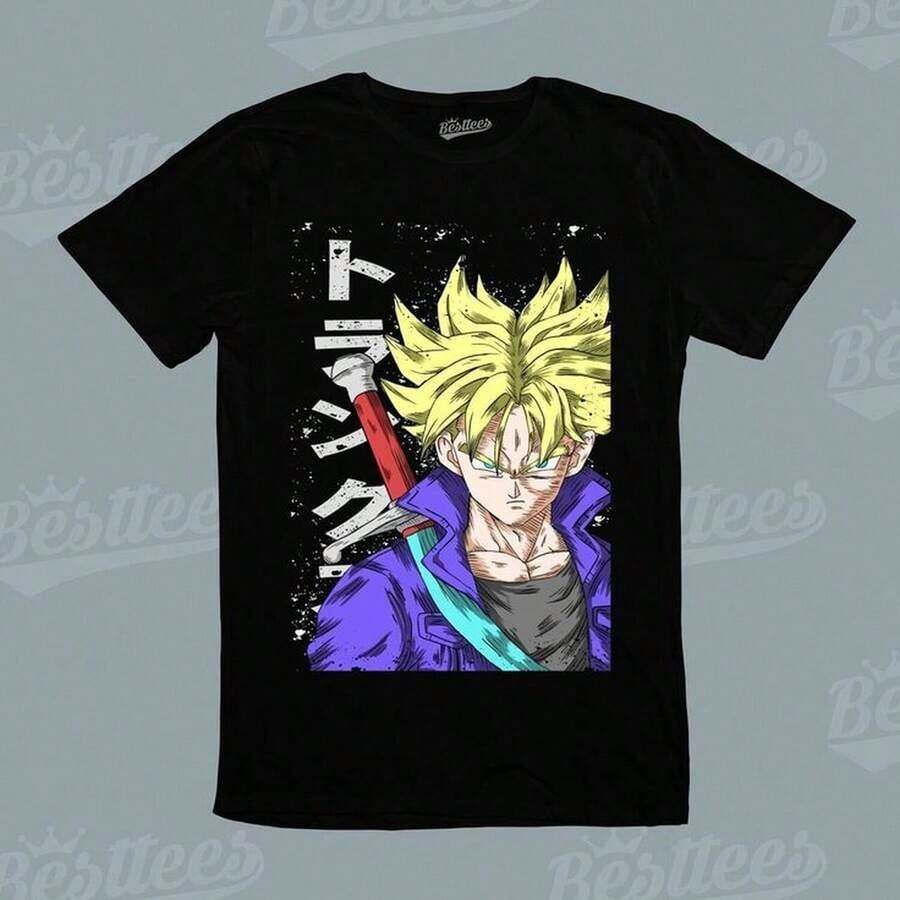 Anime D-ragon Ball Z s-uper s …Confeccionada con tela de algodón 100% puro de 4770 g, esta prenda combina durabilidad y comodidad. Ideal para todo tipo de cuerpo, es un excelente regalo para familiares y amigos, y además es unisex. Su tejido resistente y de alta calidad satisface diversas necesidades de costura, es suave al tacto y duradero. Ofrece una excelente transpirabilidad. Perfecta para usar en cualquier estación del año, para vacaciones y para diversas ocasiones festivas. Camiseta Y2k - Negro - Ver 1