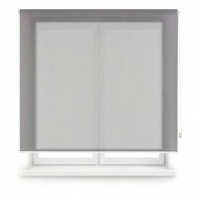 KIWI Custom-Made Screen Roller Blind In Marengo Color, Sizes From 60 To 180 Cm Wide And From 170 To 250 Cm High, Easy Installation For Wall Or Ceiling Mounting