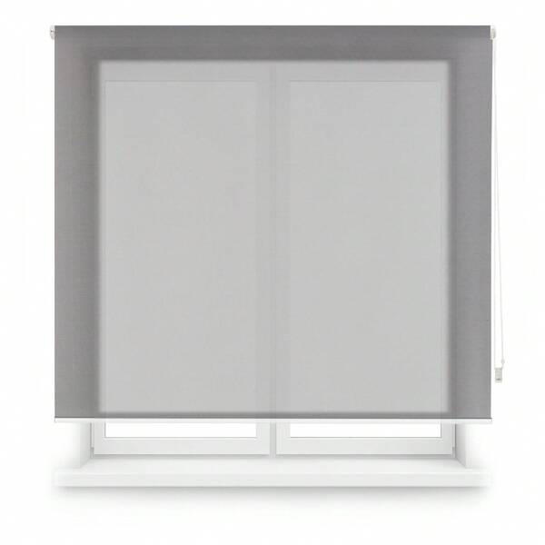KIWI Custom-Made Screen Roller Blind In Marengo Color, Sizes From 60 To 180 Cm Wide And From 170 To 250 Cm High, Easy Installation For Wall Or Ceiling Mounting