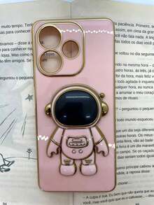 Phone Case Compatible With Oppo A5 Pro 5G Astronaut Design. - Baby Pink - View 5