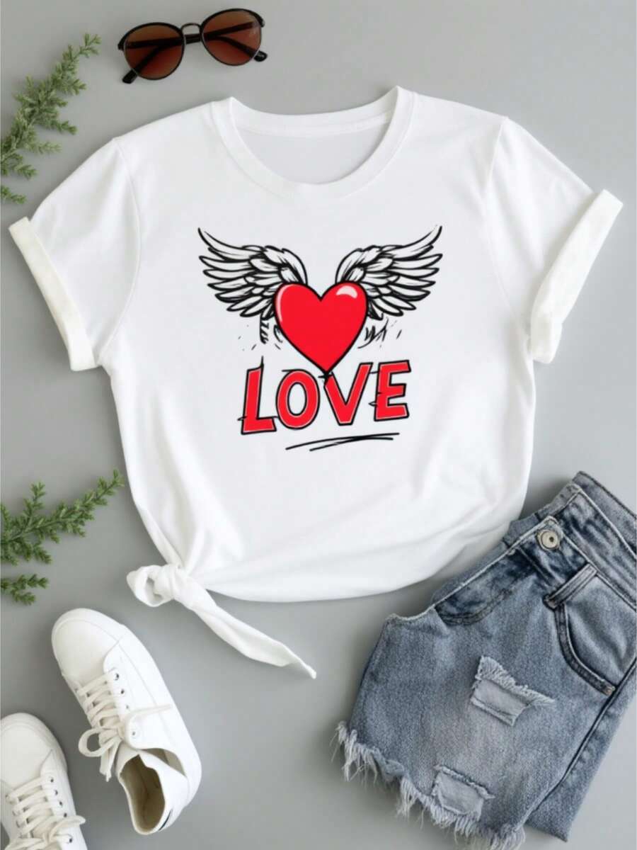 Camiseta de manga corta de cuello redondo blanco sobredimensionado de las mujeres - suave transpirable suelto uste - línea blusa-compatible superior adecuado para el hogar, vies, S | Casual Streetwear regalo para el día de la madre y lascua, lavable a la máquina todos los días tee básica