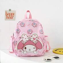 SANRIO 1个三丽鸥卡通儿童背包，可爱学生美乐蒂轻便书包 - 彩色 - 查看 17